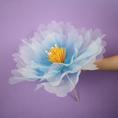 50cm Artificial Realistic Peony Silk Fake Flowers New Large Flower Head