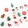 2pcs Christmas Lampwork Beads Cute Santa Claus Snowman Christmas Tree Glass Loose Beads For Jewelry Making DIY Bracelet Supplies