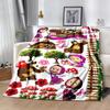 Masha Bear Blanket Comfortable Perfect for Office Picnics Seaside All-Season Use Warmthful Decor Birthday Christmas Gift Blanket