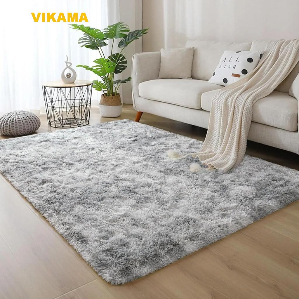 Tie-Dye Large Carpet Living Room Fluffy Floor Mat Super Soft Children's Room Non-Slip Home Decoration Bedroom Rug Washabl