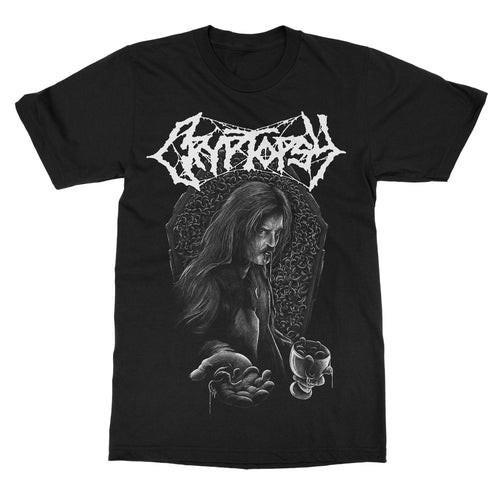 Cryptopsy Riportano Lord Worm Maglietta Unisex Ristampa Tutte le Taglie