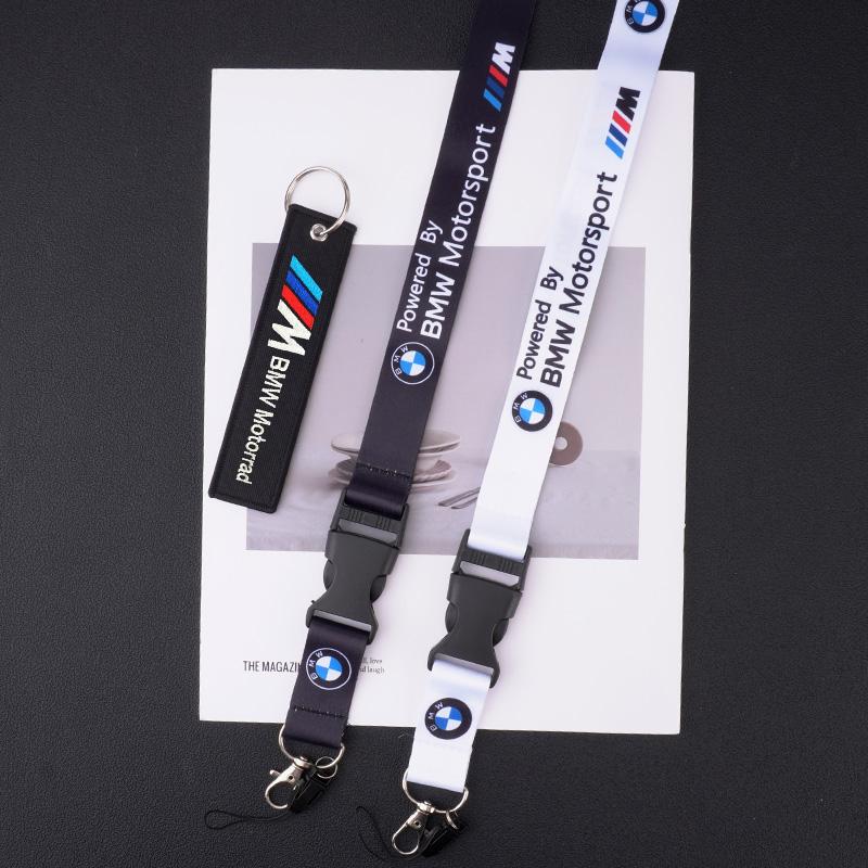 NDQB9 Mobile Phone Motorcycle Car Neck Strap Lanyard Keychain For Bmw E46 E36 G20 E90 E60 F30 F10 E39 X1 M Performance Car Accessories