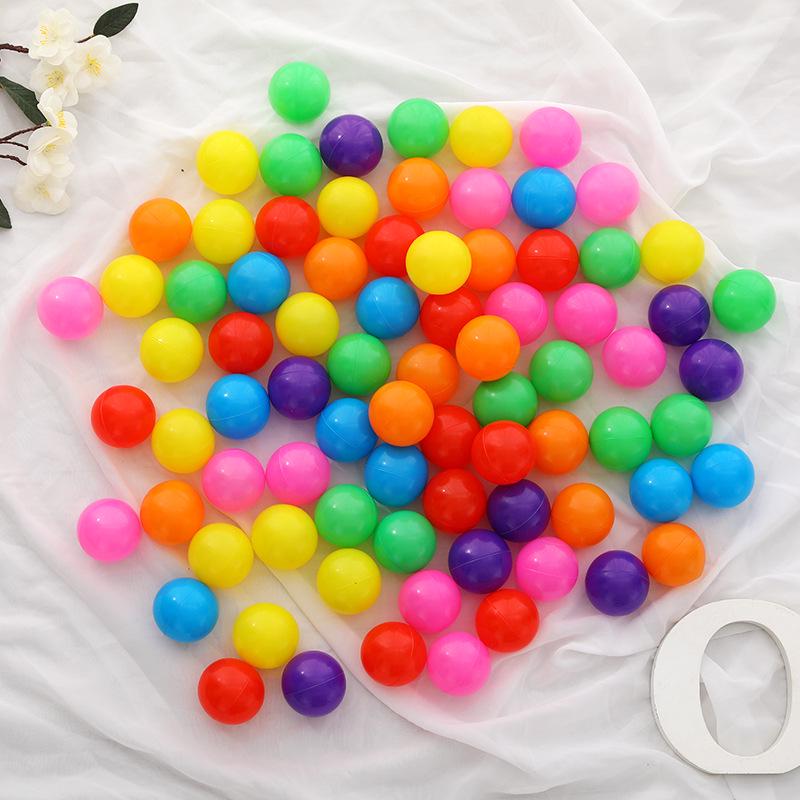 Ocean Ball Eco-friendly PE Material, Thickened, 5.5CM/7CM/8CM, Various Packaging, Rich Colors, Free Shipping