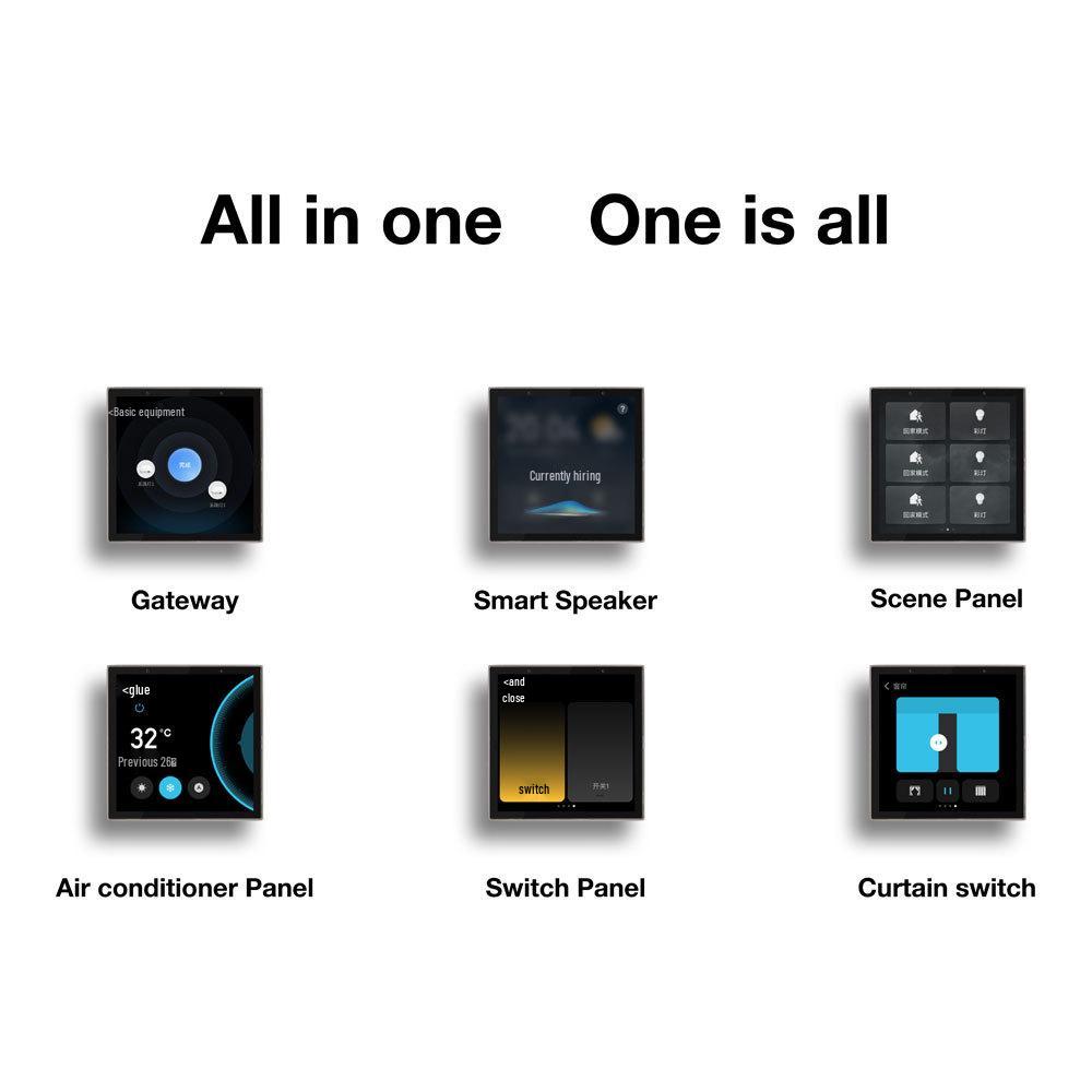 Tuya Smart 4-inch Control Screen with Zigbee Gateway & Alexa Speaker