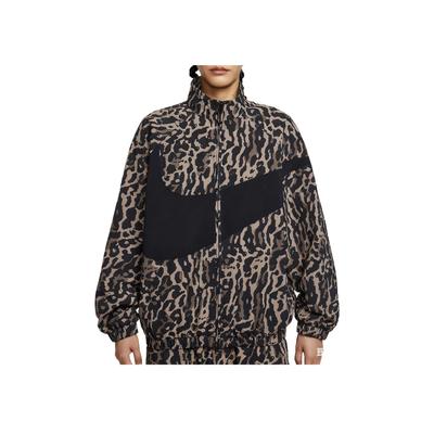 Sportswear Woven Zip-Up Long Sleeve Jacket Women Jackets Black IB7264-010