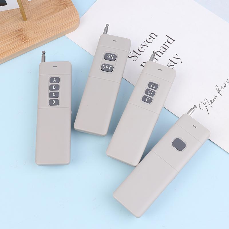 433Mhz 3000 Meters Long Distance Receiver Transmitter High Power 1/2/4 Ch Rf Remote Control 1527 Learning Code Remote Control