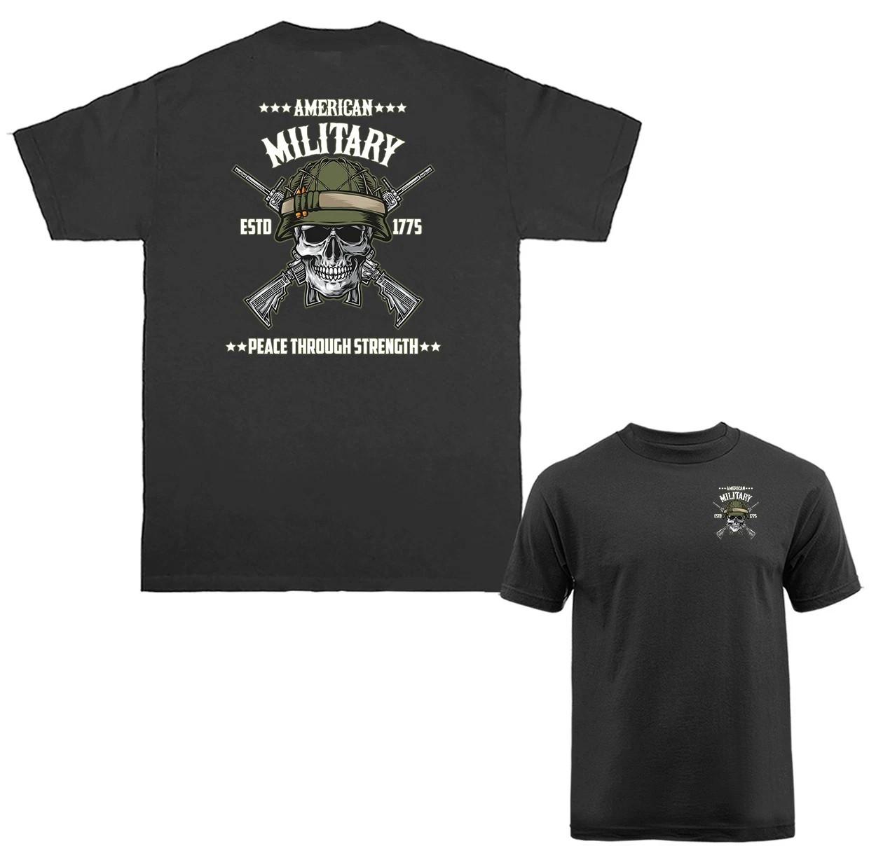 American Military Army Patriotic US Veteran T-shirt Unisex T-Shirt S