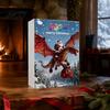 Christmas Advent Calendar 2026 Dragon Calendar, 24Pcs Acrylic 2D Ornament Set with Daily Surprise Gift Box Designs, Tree Hanging Decor, Holiday