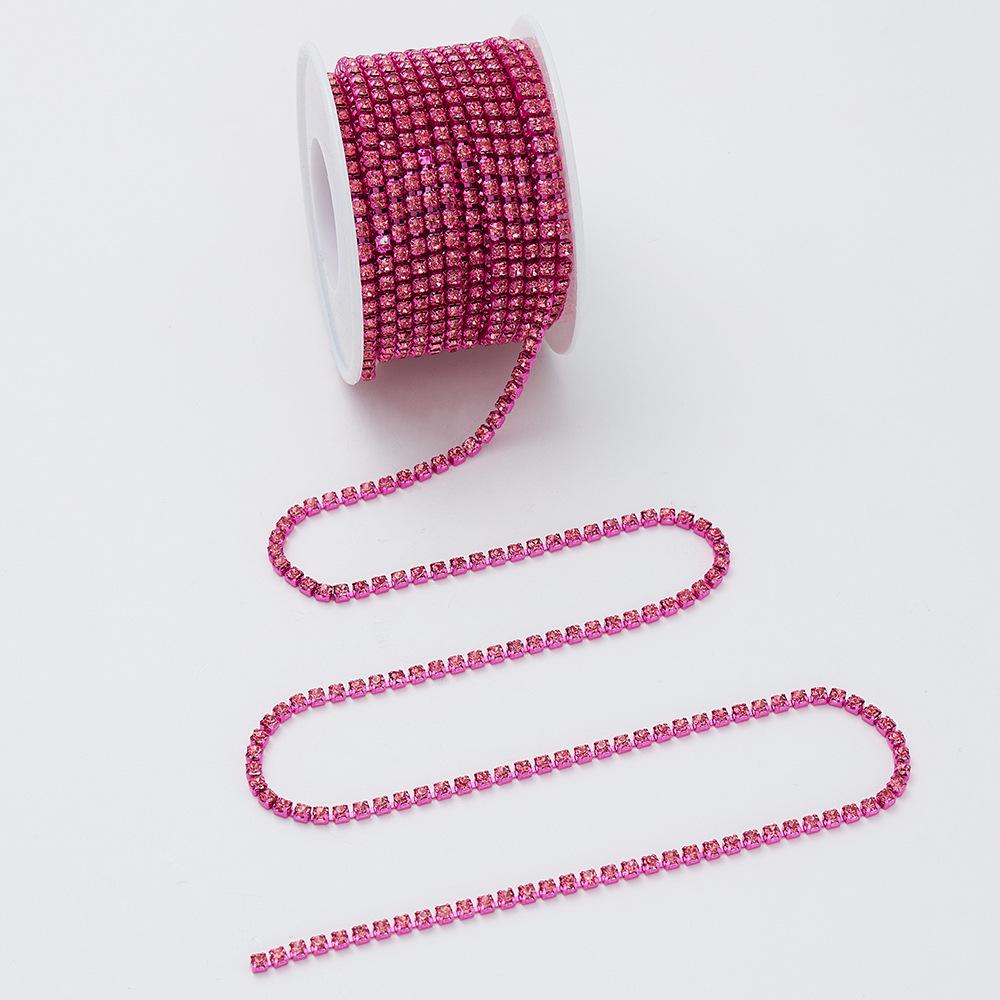 New Electrophoretic Color Rhinestone Claw Chain for DIY Projects