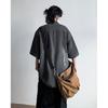 Summer Clothing Men'S Retro Casual Shirt Student Loose Niche Design Fun New Men'S Top For Outdoor Wear