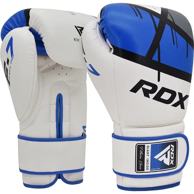 RDX F7 Boxing Gloves Blue 10OZ