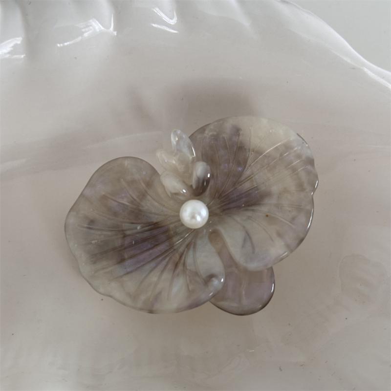 Korean Style Moth Orchid Acetate Hair Clips Sweet Flower Series Hairpin Ins Side Clip For Women Girls Hair Accessories