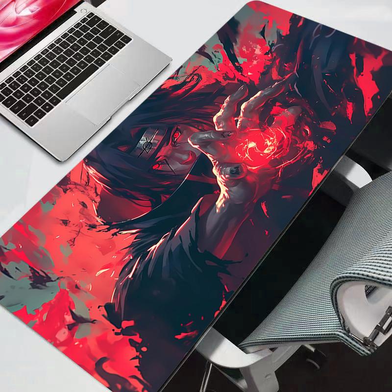 Naruto Computer Varmilo Keyboard Mouse Pad Anime Gaming Accessories Table XXL Gamer Carpet Desk Mat  Mousepad Durable Anime