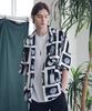 MASSNOUN Grenade Oversized Short Sleeve Shirt Msnst003-Wt