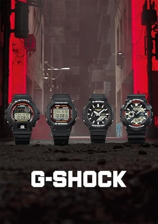 Stili Iconici Colore Originale [Casio] G-Shock DW-5600RL-1 Orologio da Uomo, Nero, G-SHOCK [Usato]
