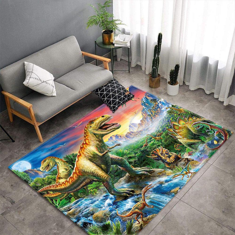 Colorful Galaxy Planet Large Carpet Feather Wind Bedroom Floor Mat