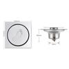 Pop Up Bounce Press-Type Floor Drain Metal Sewer Floor Strainer Useful Shower Foot Floor Drain