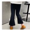 Kinder Mädchen Flare Hosen Neue Ankunft Kinder Casual Baumwolle Leggings 2-8Years Kinder Herbst Kleinkind Mädchen Schule Hosen