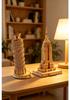 Handmade 3D Wooden Eiffel Tower Puzzle Ornament