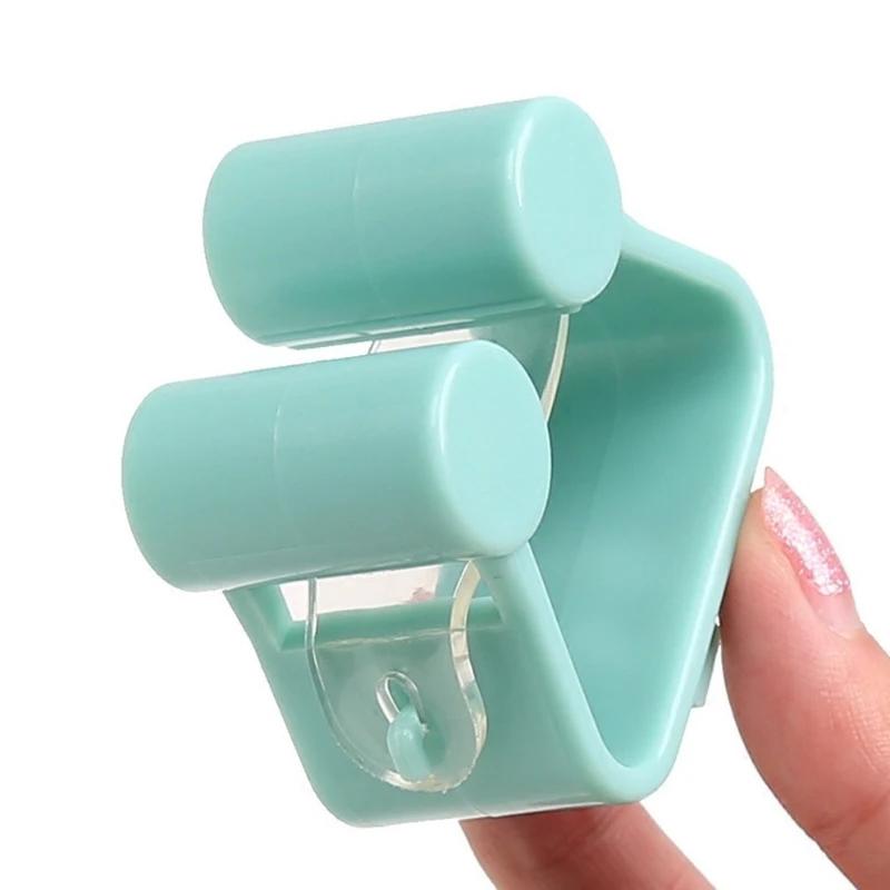 Household Bathroom Wall Mounted Mop Umbrella Holder Brush Shelf Bathroom Hanger Storage Rack Multifunctional Storages Tools