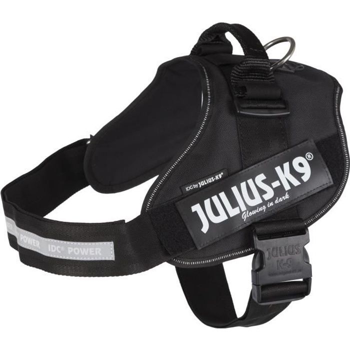 Harnais - JULIUS-K9 - Power IDC - Taille 3 - Noir - 82-115 Cm - 50 Mm