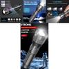 Powerful Xhp50 Led Flashlight With Usb Rechargeable Feature Ideal For Outdoor Camping And Emergency Situations