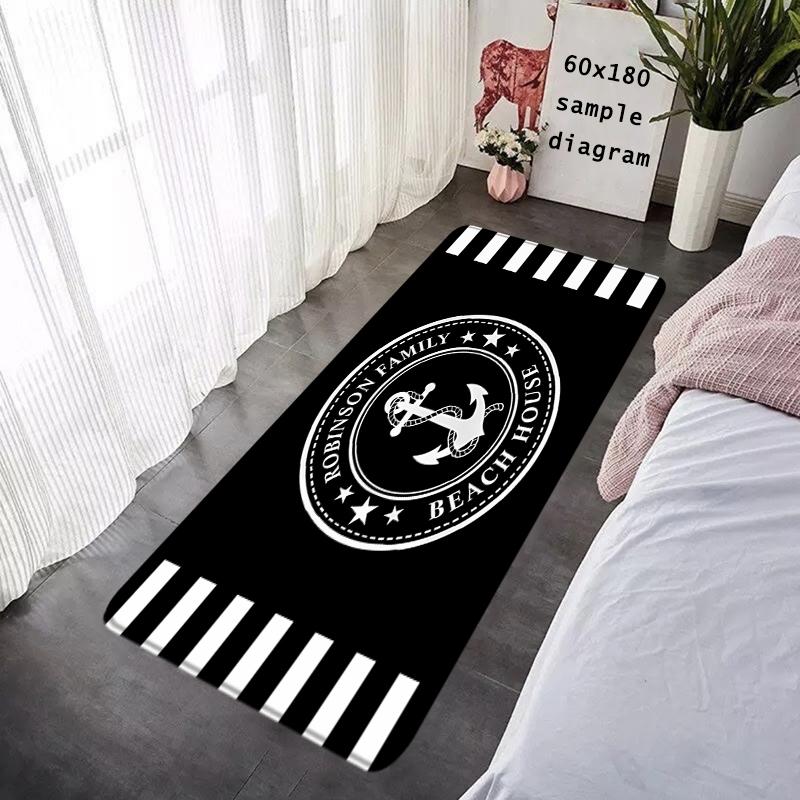 Entrance Doormat Sailor Navigator Anchor Rudder Balcony Rugs Living Room Carpet Foot Mats Bath Rug Floor Mat Non-slip Home Decor