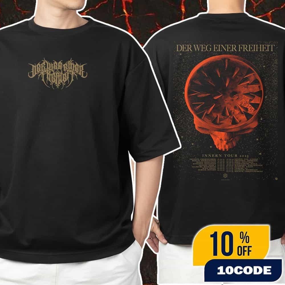 Der Weg Einer Freiheit Innern Tour 2026 Skull Artwork Tour Dates Unisex T-Shirt S