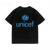 Olunteer Team Of The Unicef Charity Organization Tshirt Unisex Unisex 2026 Summer New Fashion Unisexs Tshirt Cotton Breathable Tees