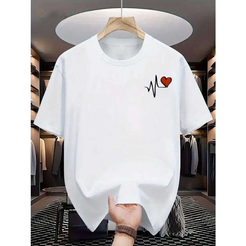 New Summer Men's T-Shirt, Street Casual Fashion, Simple, Soft and Comfortable, Breathable