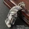 Stainless Steel Spartan Helmet Necklace Fashion Pendant Sweater Chain
