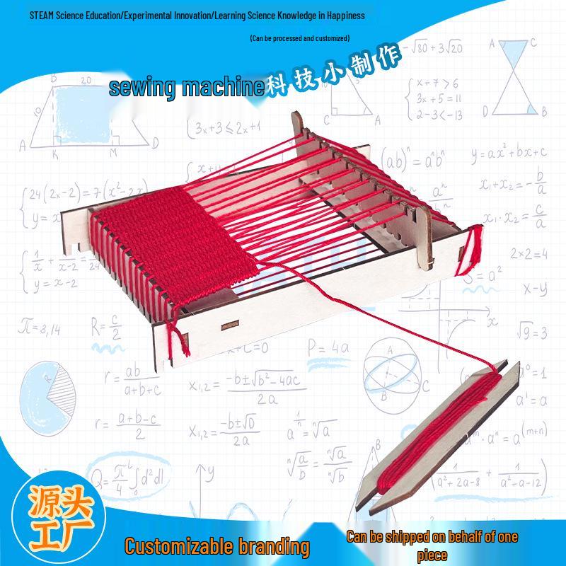 Children s DIY Wool Knitting Loom - Educational Wooden Toy for Science & Technology