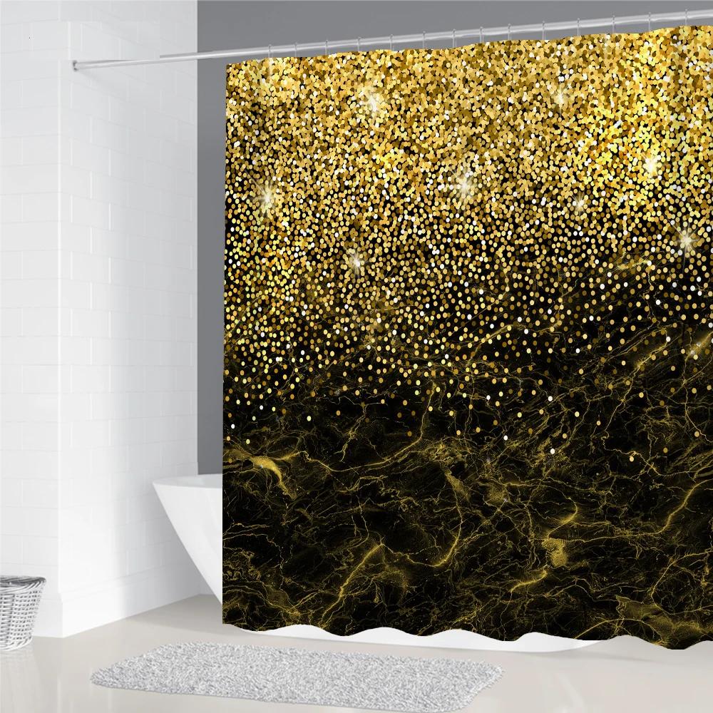 Shiny Dream Printed Shower Curtain Mildew waterproof Curtain With Hook Bathroom Decorative Curtain 3D Shower curtains 240*180cm