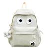 Schoolbag big eyes corduroy backpack high value women's backpack student schoolbag casual backpack large capacity backpack