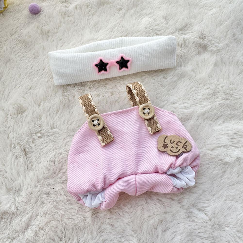 For 17cm Labubu Doll Clothes Fashion Clothes Hoodies Doll Clothes Color Match Hoodies Dolls Accessories Cute Decoration Little Cloths