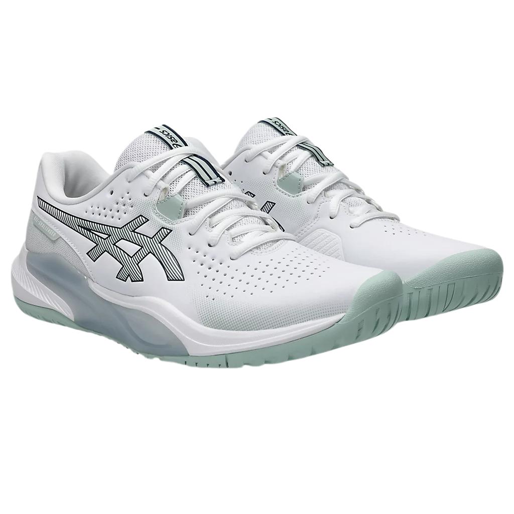 Asics GEL CHALLENGER 15 Abrasion Resistant Breathable Low Top Tennis Shoes Men's White Sneakers 1041A510-100