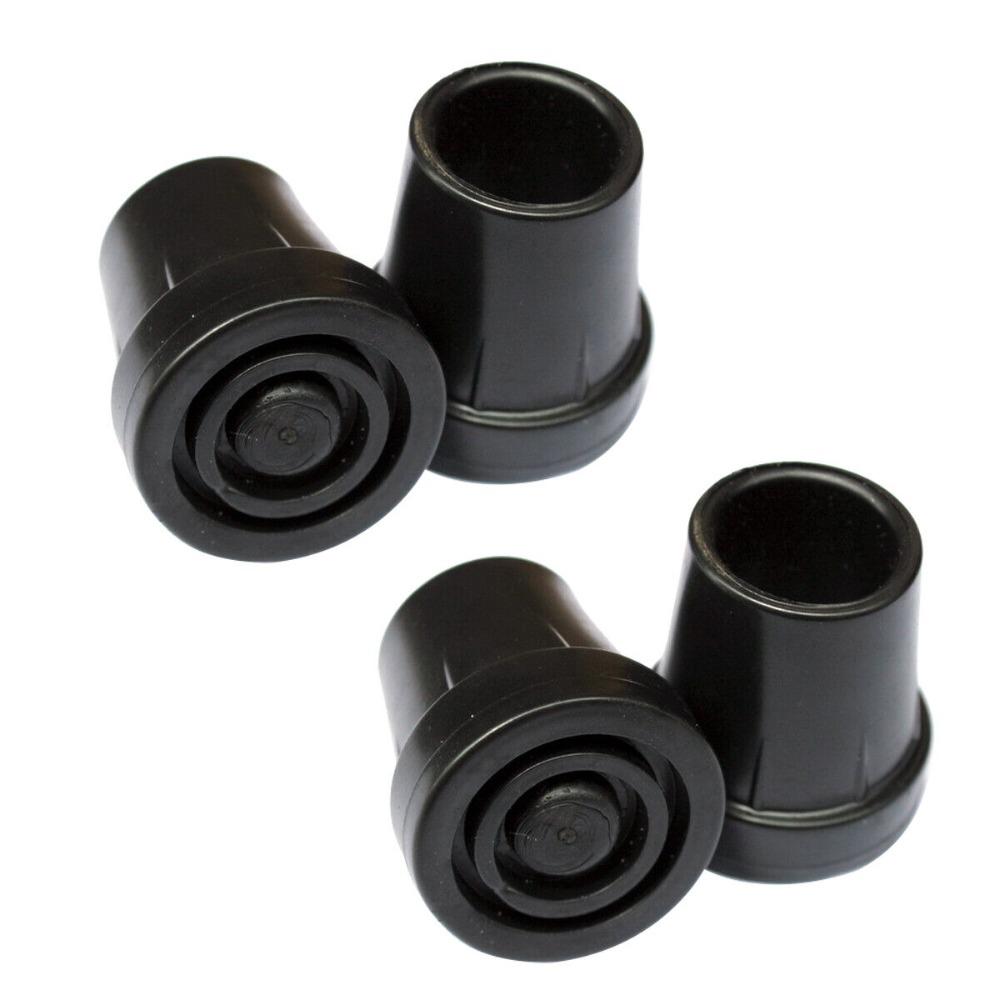 

4pcs Rubber Walking Stick Ferrule Non-Slip Trekking Pole Tip Cane Crutch Bottom Pads Climbing