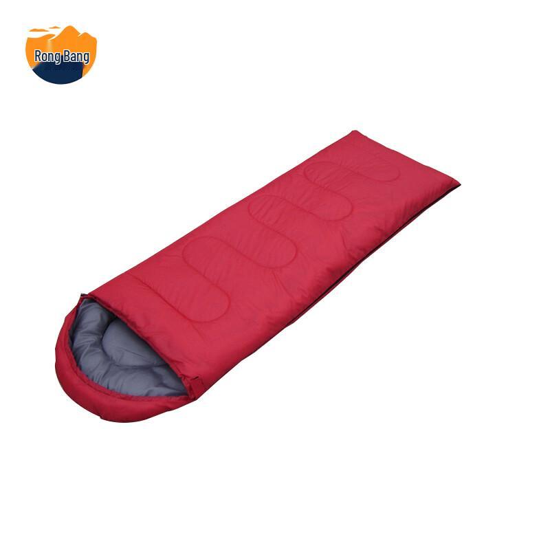 Rongbang 3-Season Envelope Sleeping Bag with Hood