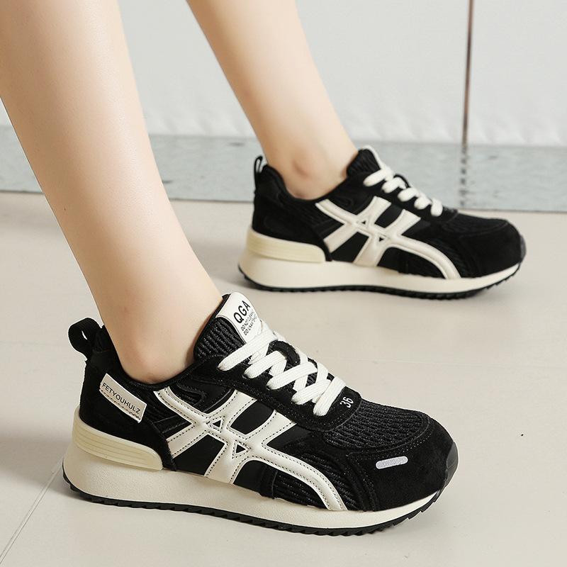 Lightweight and Breathable Dad Shoes Women's 2025 Autumn New Mesh Splicing Comfortable and Versatile Casual Sports Forrest Gump Shoes Women's