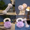 Adorable Plush Kettlebell And Dumbbell Toy Figurines Perfect For Gym Decor And Gifts