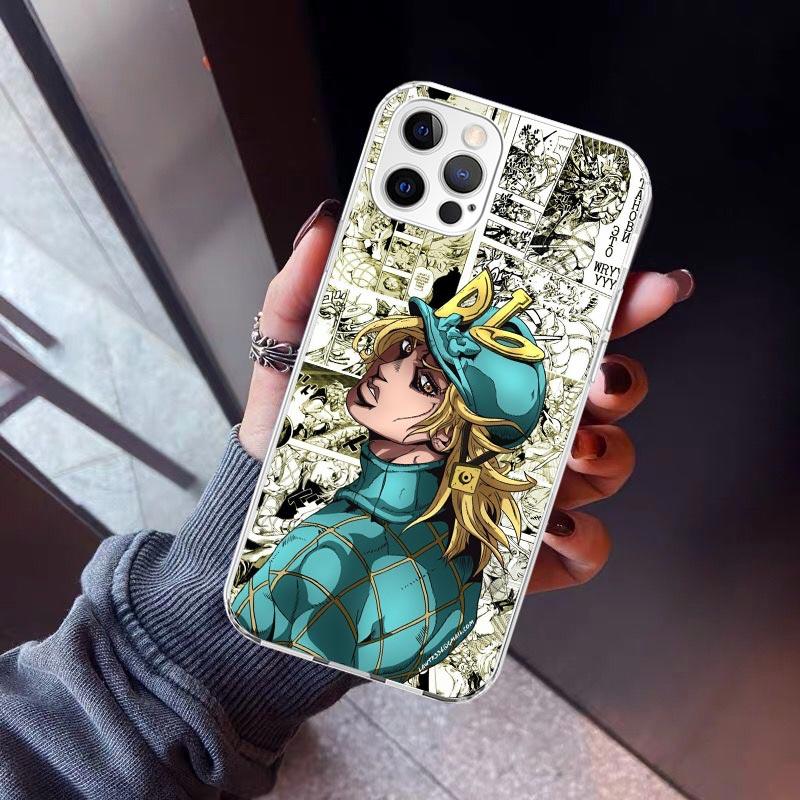 JoJo Adventure Dio Diego Brando Phone Case For iPhone 17 Air 11 13 Mini 14 15 Plus 16 12 Pro Max 16E SE 7 8 Pattern Soft TPU Bac