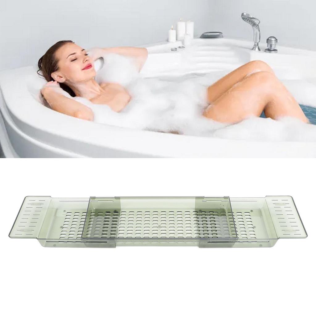 Bathtub Tray Expandable Bathtub Shelf Bathtub Tray With Non Slip Handle for Bedroom