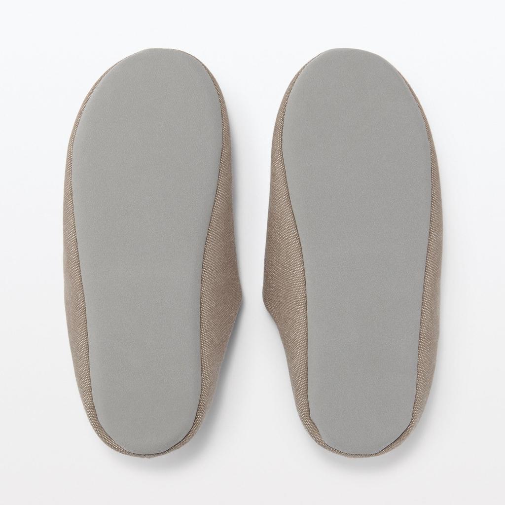MUJI Washable Cushion XXL Light 76411291 Slippers, (Sizes 28.5-30cm), Brown,