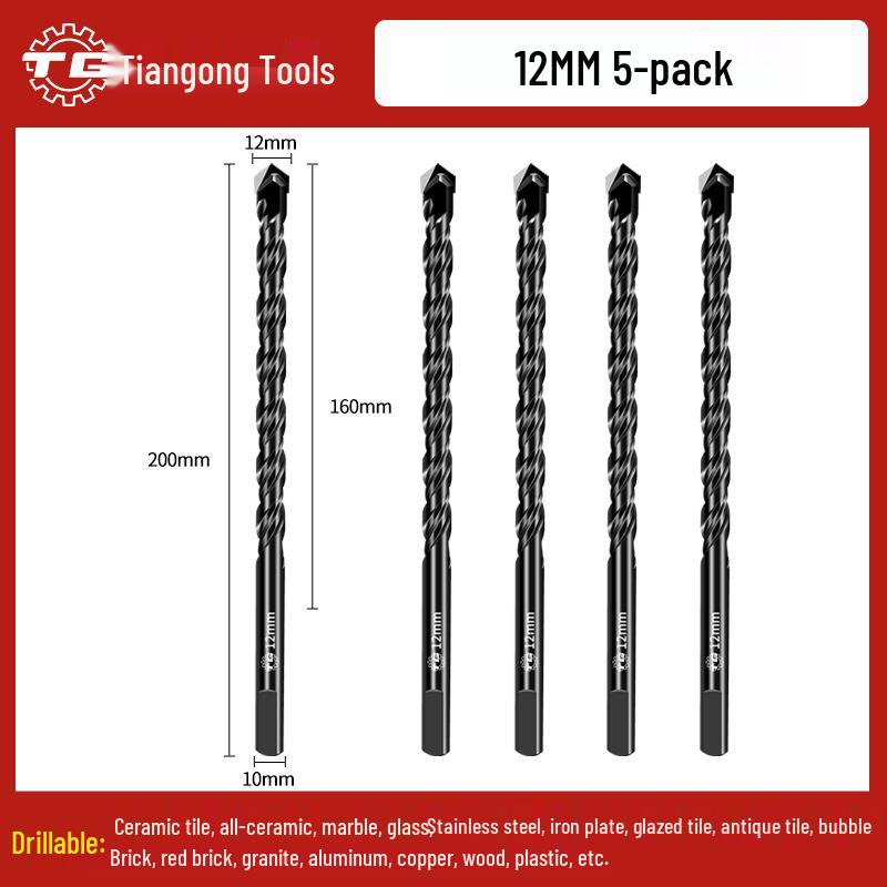 Tiangong Triangular Alloy Tile & Concrete Drill Bit