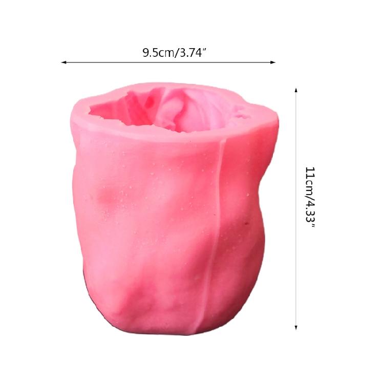 Skull Flowerpot Silicone Mold Keychain Resin Epoxy Craft Polymer Clay Craft