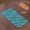 Zen Brocade Feather Fan Tea Table Mat