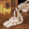 Realistic Resin Skull Candle Holders Halloween Decorations Skull Candlestick  Spooky Decor