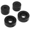 Musiclily Pro Steel Universal Metal Stack Knobs for Electric Black of Guitar/Bass, (Set 2)