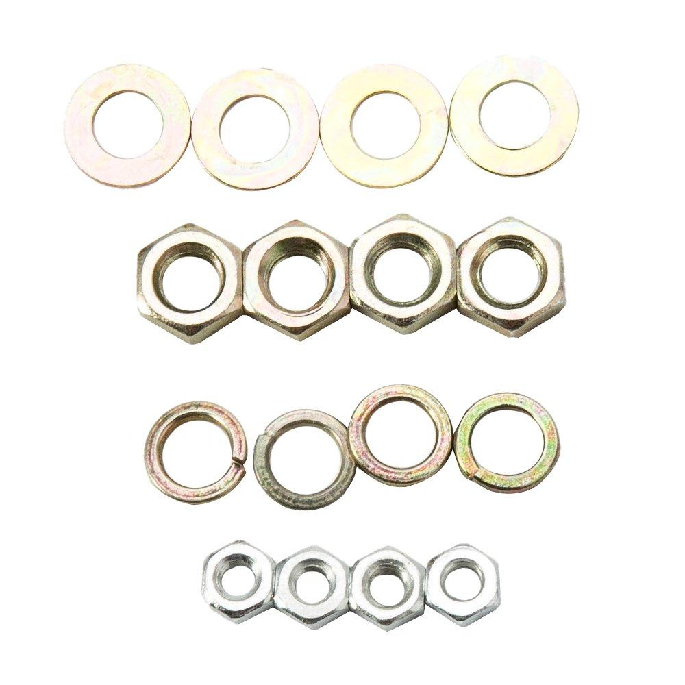 3 in 1 Car Meter Auto Gauge Kit - Triple Oil/Volt/Water 2" Chrome Temperature and Pressure Sensor