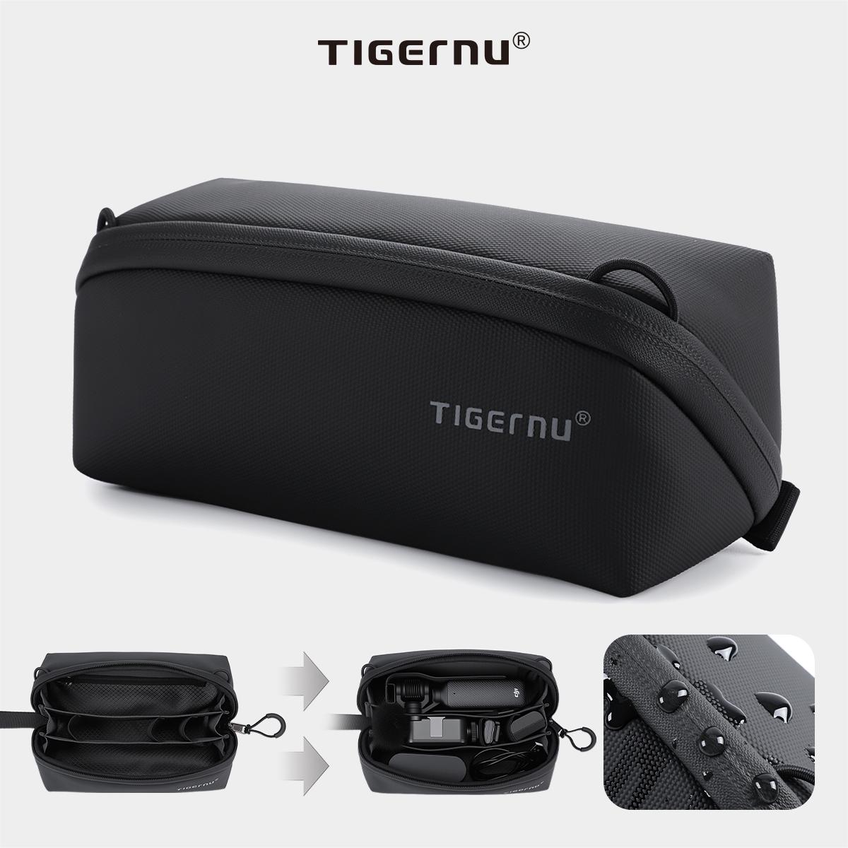 

Tigernu Small Storage Bag For Travel Clutch Bag Men Handheld Bags Waterproof TPU Bags Male Portable Bag For PTZ Camera POCKET 3 чёрный